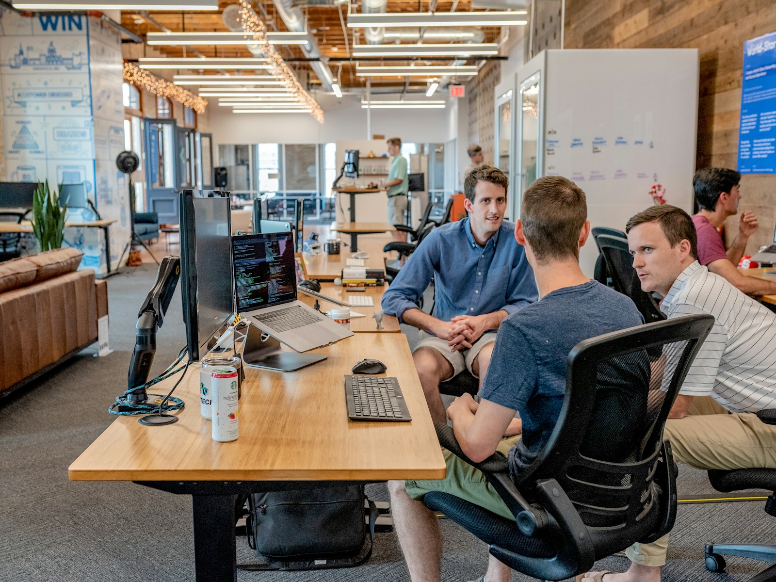 Group feedback round during Income AI Mastery corporate workshop format
